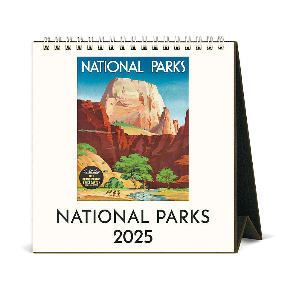 2025 National Parks Desk Calendar