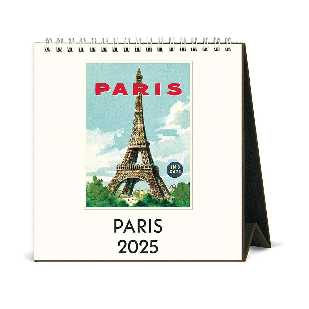 2025 Paris Desk Calendar