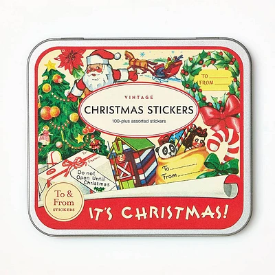 Vintage Christmas Stickers