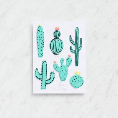 Cactus Puffy Stickers