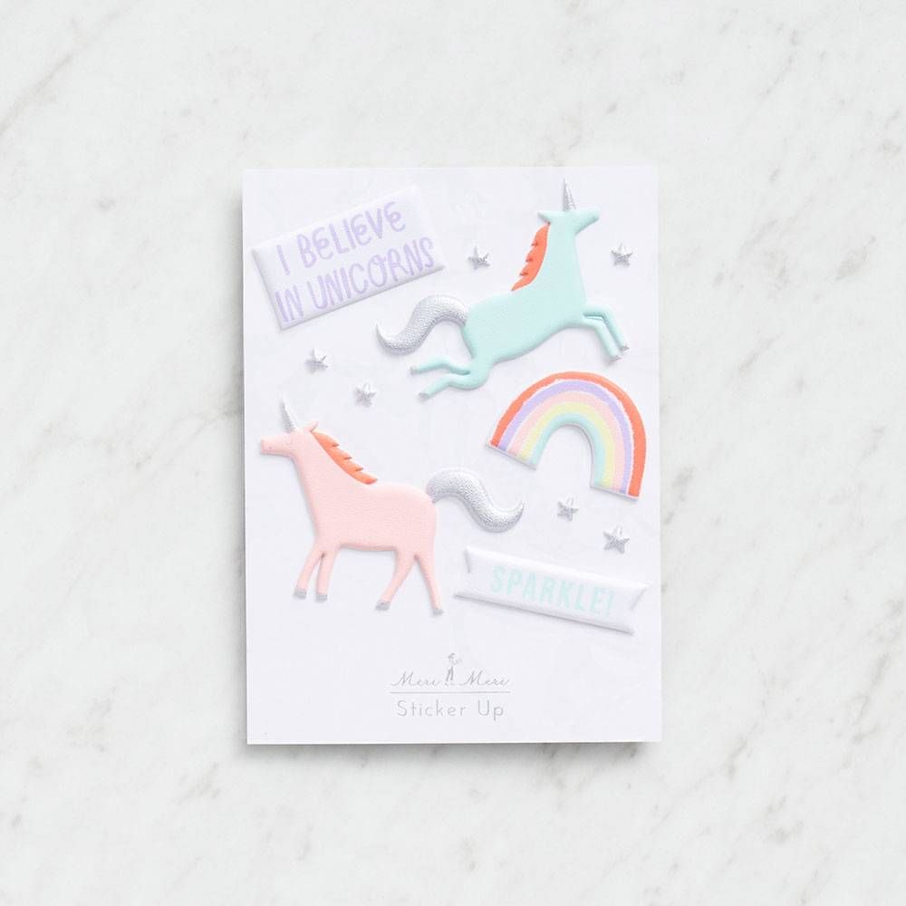 Unicorn Puffy Stickers