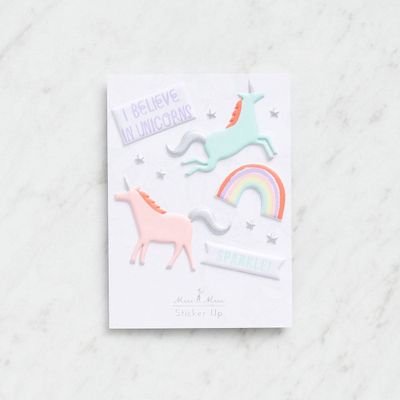 Unicorn Puffy Stickers