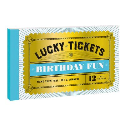 Lucky Tickets For Birthday Fun