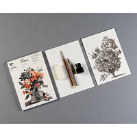 Floral Engravings A5 Notepad