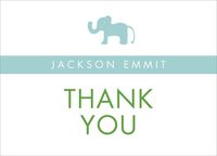 Elephant Blocks Baby Thank You Notes