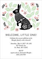 Bunny Baby Shower Invitation