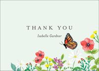 Butterfly Garden Thank You Notes