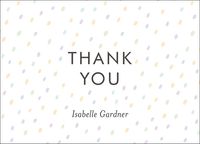 Rainbow Dot Thank You Notes