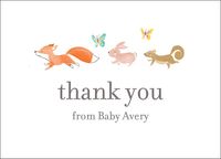 Baby Animal Thank You Notes