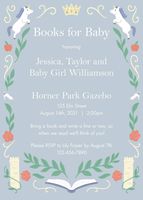 Fairytale Books Baby Shower Invitation