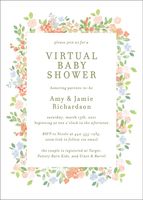 Painted Meadow Baby Shower Invitation