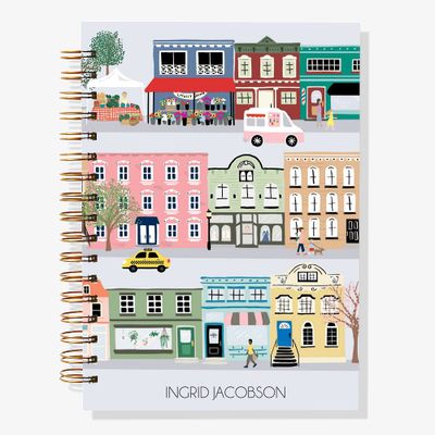 12-Month City Scene Custom Planner