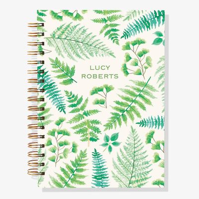 12-Month Ferns Custom Planner