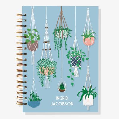 12-Month Hanging Plants Custom Planner