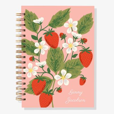 12-Month Strawberry Custom Planner