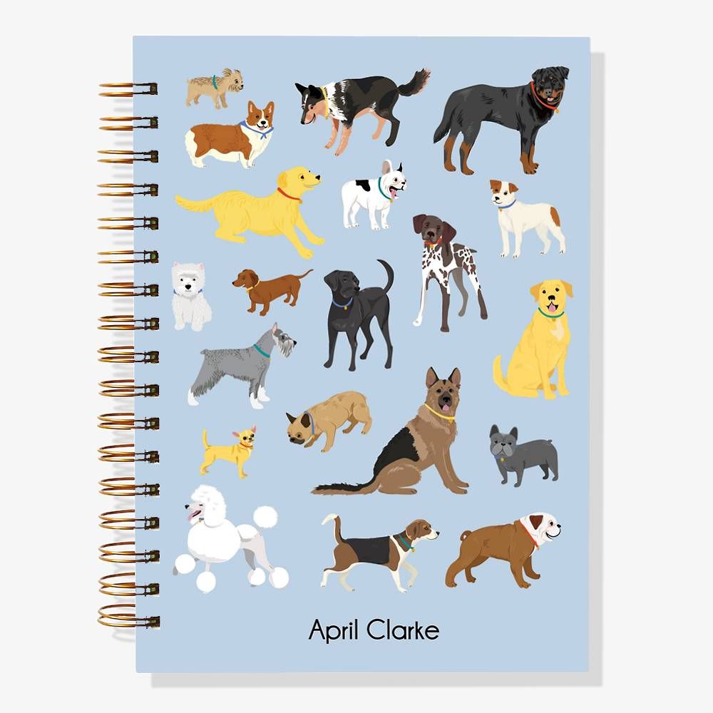 12-Month Dogs Custom Planner