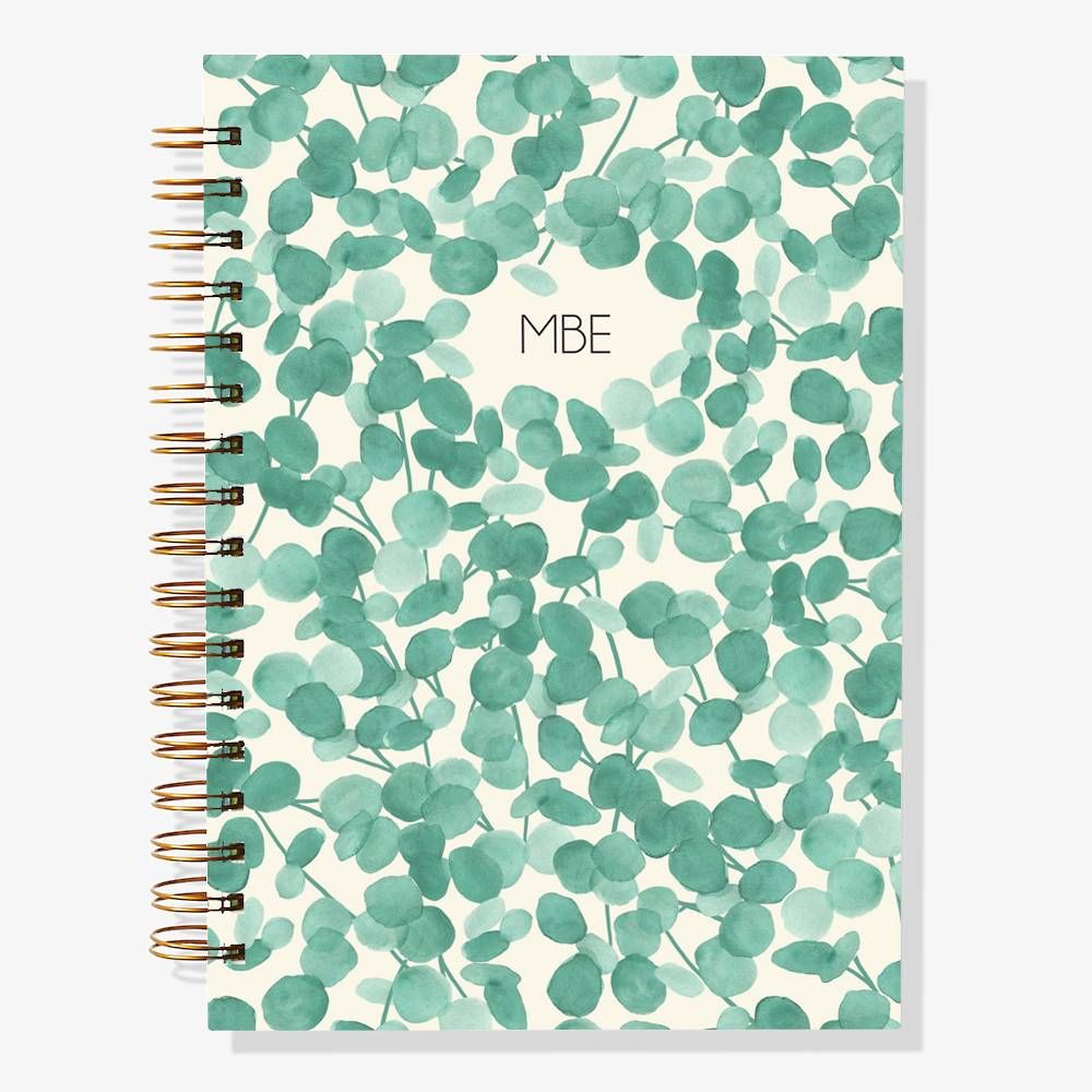 12-Month Eucalyptus Custom Planner