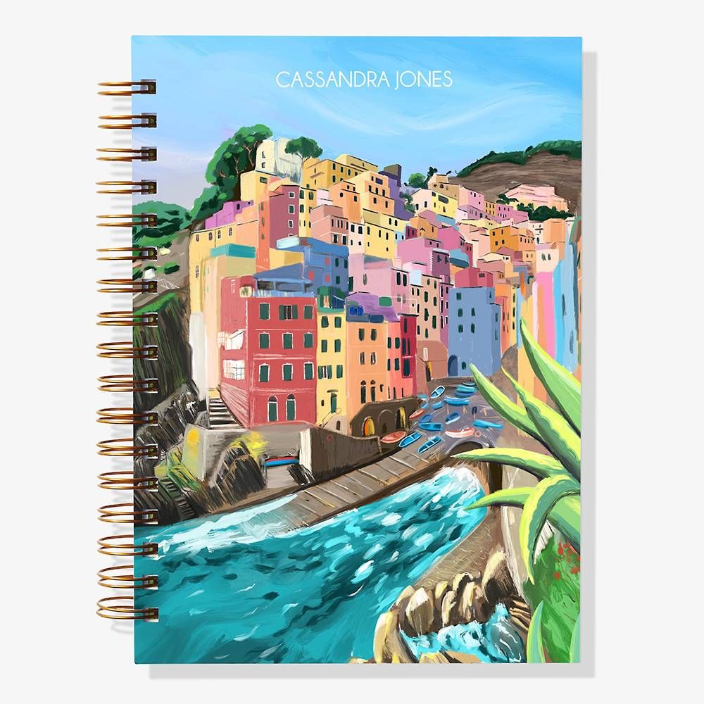 12-Month Italy Coast Custom Planner