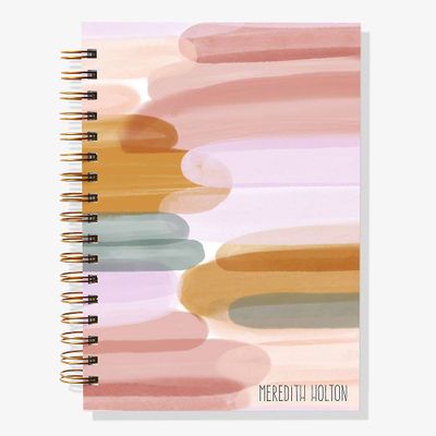 12-Month Desert Stripes Custom Planner