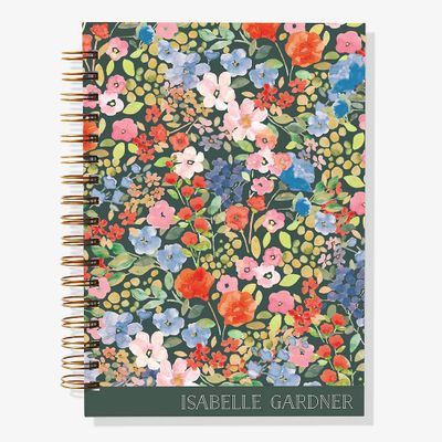 12-Month Painted Meadow Custom Planner