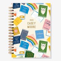 12-Month Book Cover Custom Planner