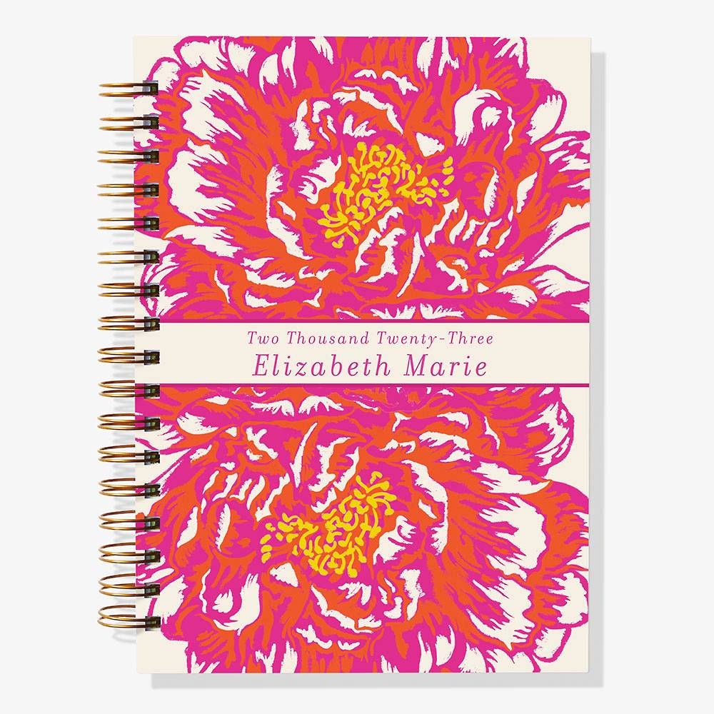 12-Month Peony Custom Planner