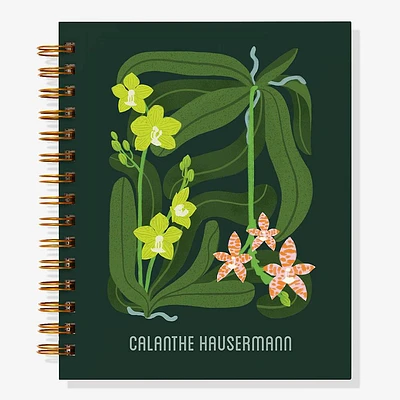 12-Month Orchids Custom Planner