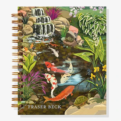 12-Month Koi Pond Custom Planner