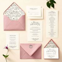 Dogwood Blossom Wedding Invitation