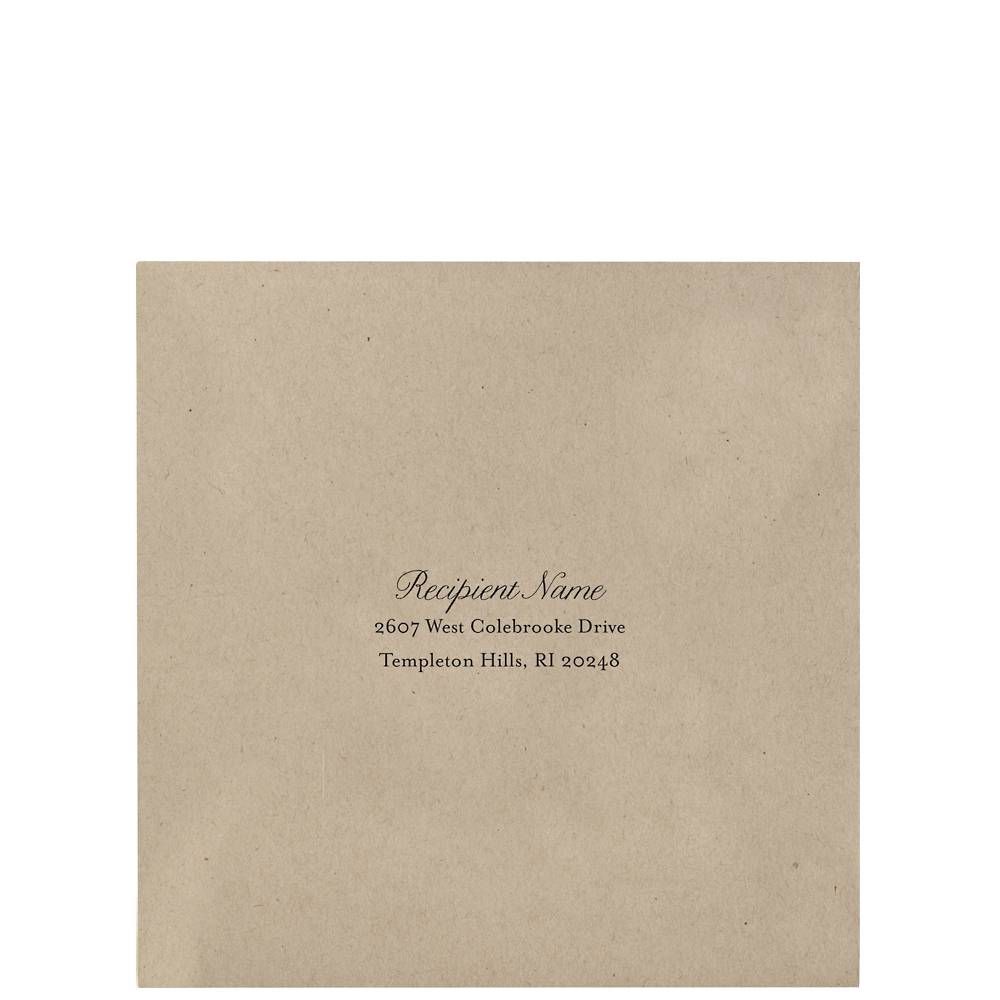 Printed 6.5" Square Envelopes