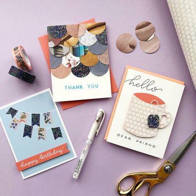 Live Workshop Add-Ons: Fall Collage Card Making