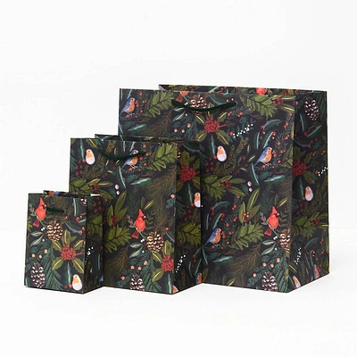 Holly Birds Gift Bags