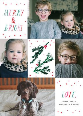 Tis the Season to Be Holly Multi-Photo Card