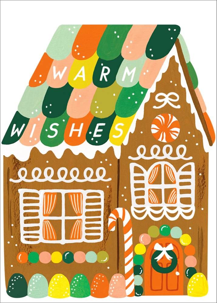 Gingerbread House Greeting Card