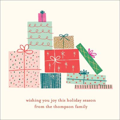 Gifts Holiday Photo Card