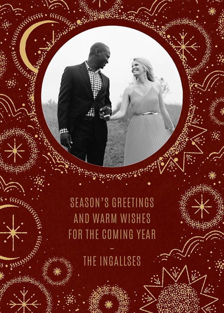 Guiding Stars Holiday Photo Card