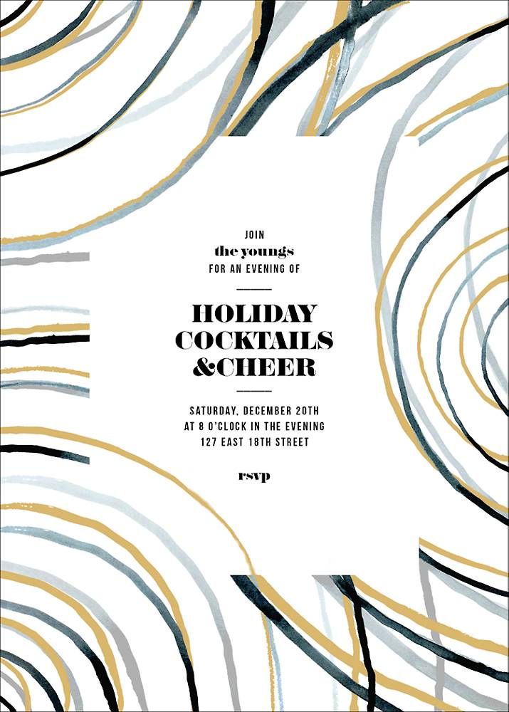 Nebula Holiday Party Invitation