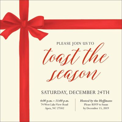 Gift Square Party Invitation