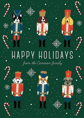 Nutcracker Dogs Holiday Card