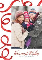 Ribbon Holiday Photo Card