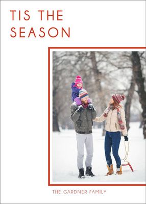 Tis the Season Holiday Photo Card