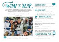 What A Year Horizontal Holiday Photo Card