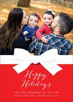 TP Bow Holiday Photo Card