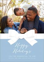 TP Bow Holiday Photo Card