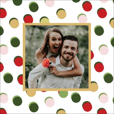 Hot Dotties Holiday Photo Card