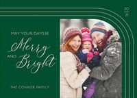 Merry Bright Arches Photo Card