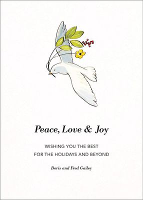 Peaceful Dove Holiday Card