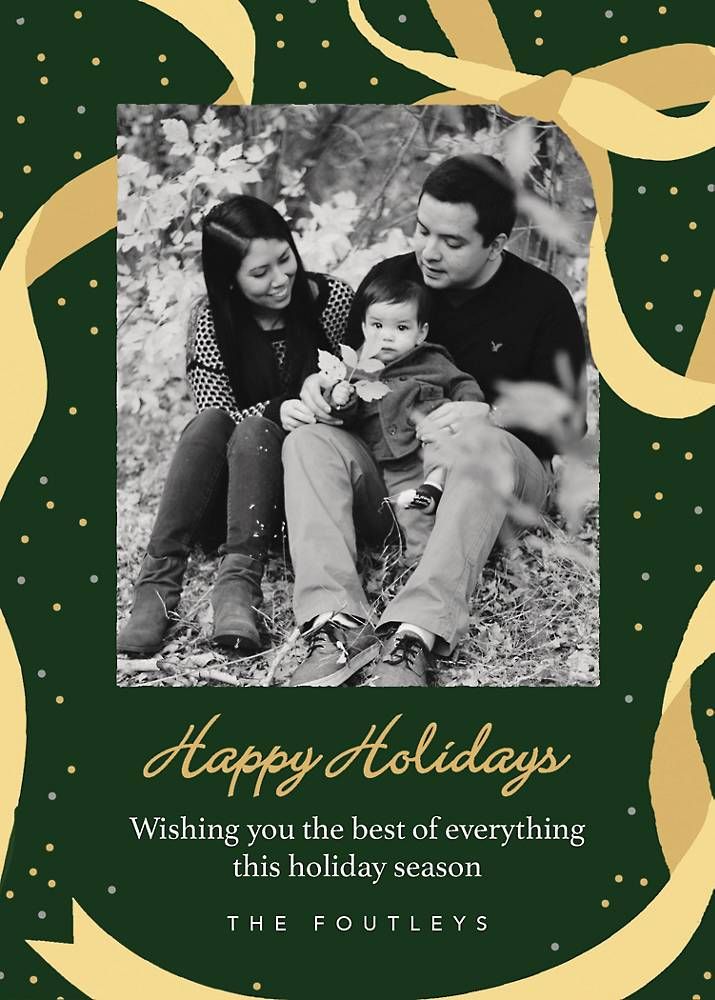 Wrapped with Love Holiday Photo Card