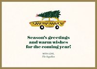 Fab Cab Holiday Card