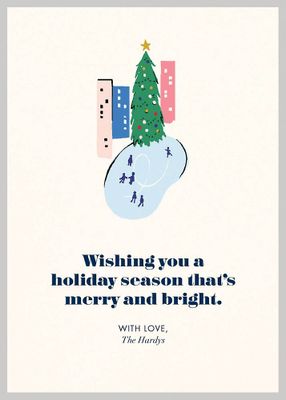 Tree Skate Holiday Card